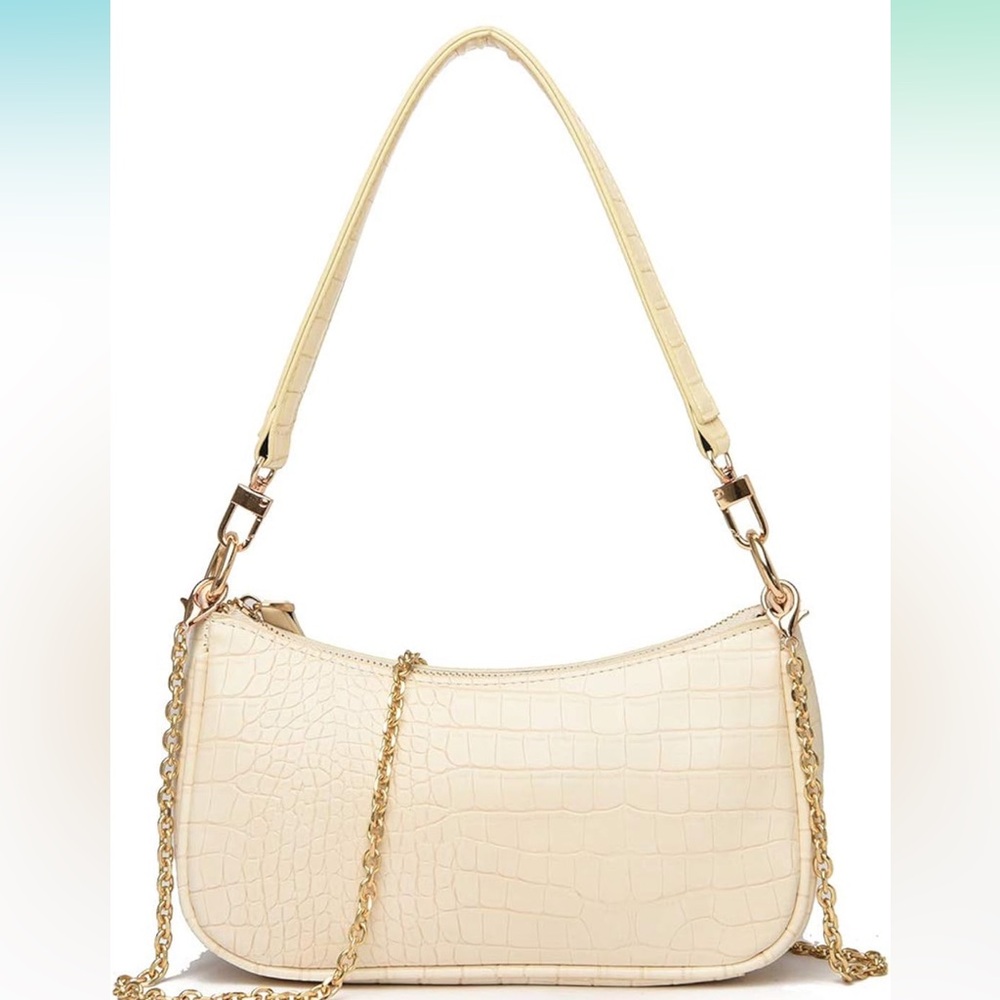 NWT Shoulder Bag Classic Purse Clutch Shoulder Tote HandBag with Zipper Closure